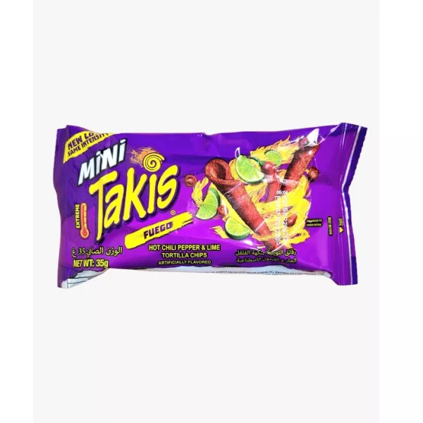 TAKIS - MINI FUEGO TORTILLA CHIPS - 35G